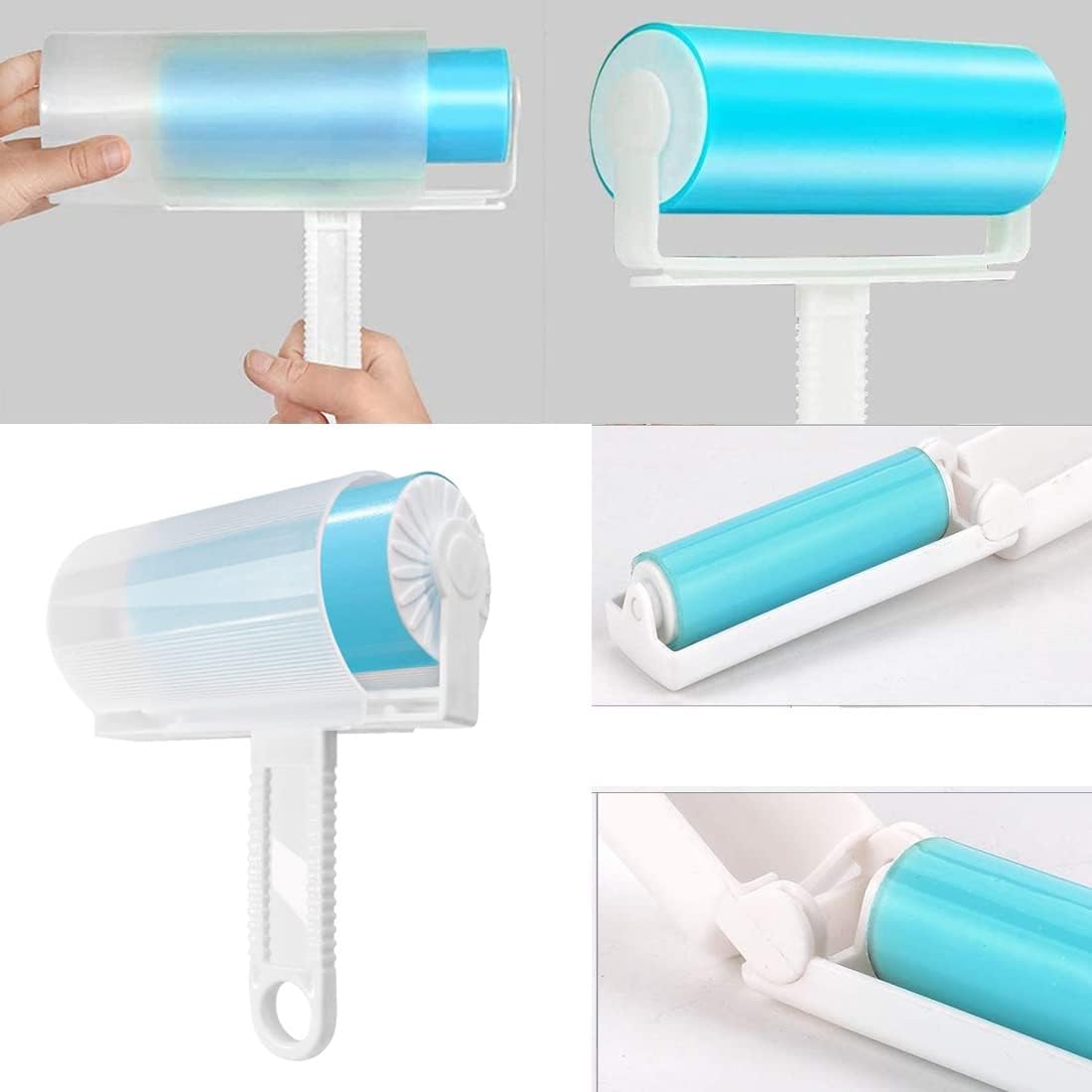 Reusable Lint Roller with Cover
