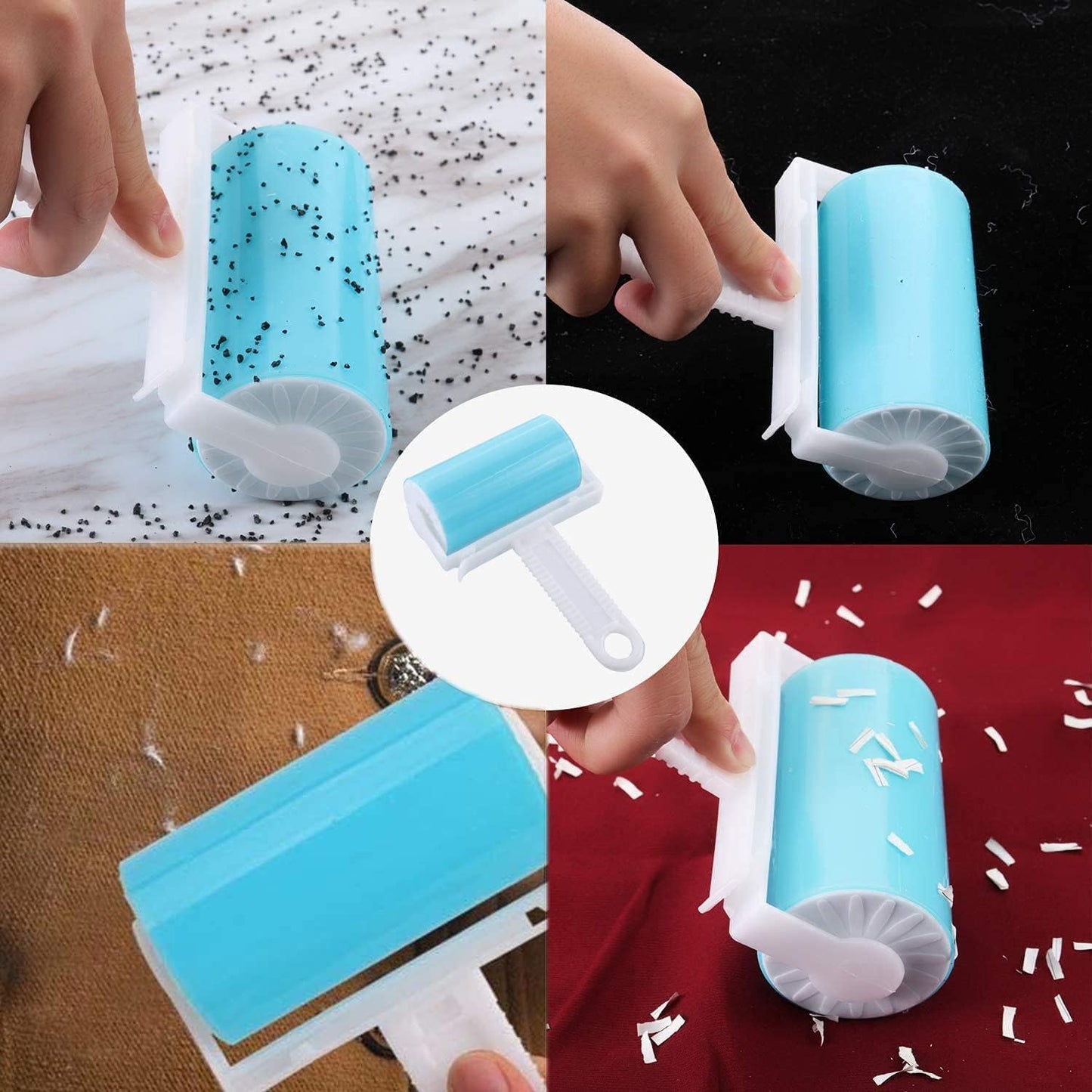 Reusable Lint Roller with Cover